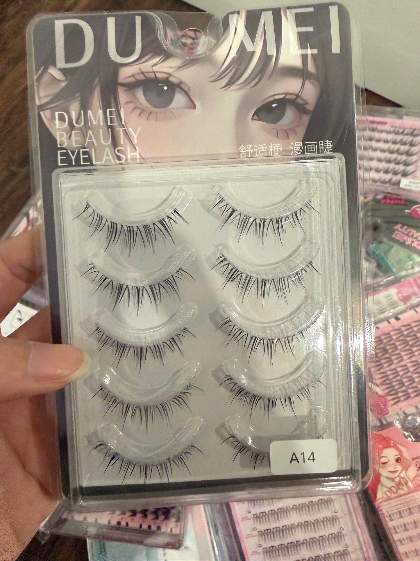 Glue needed eyelash