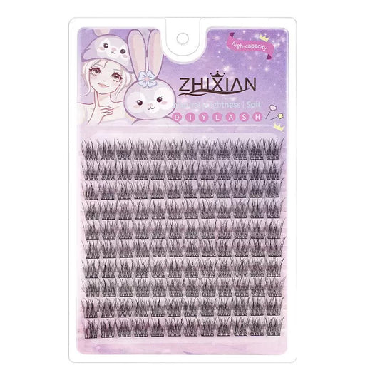 Mixed Style False Lashes Set – Sunflower, Fox & Cat Eye, Natural to Dramatic (Glue Required) 120 clusters