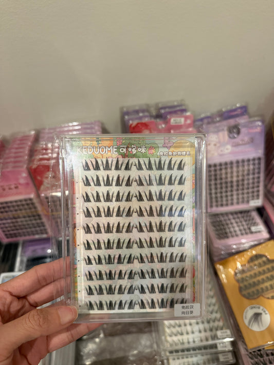 Glue-free eyelashes