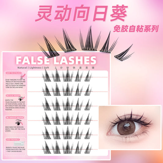 5D Fox Style Self-Adhesive Manga Bottom Lashes