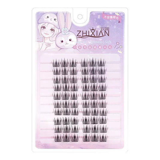 Mixed Style False Lashes Set – Sunflower, Fox & Cat Eye, Natural to Dramatic (Glue Required) 60 clusters