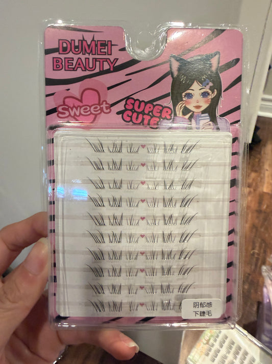 Glue needed bottom lash